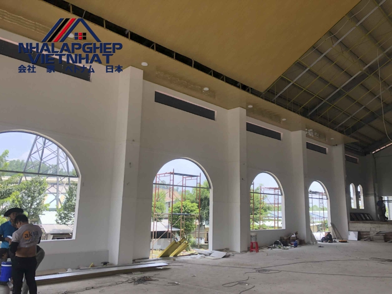 Thi công nhà nguyện giáo xứ lắp ghép có an toàn không?